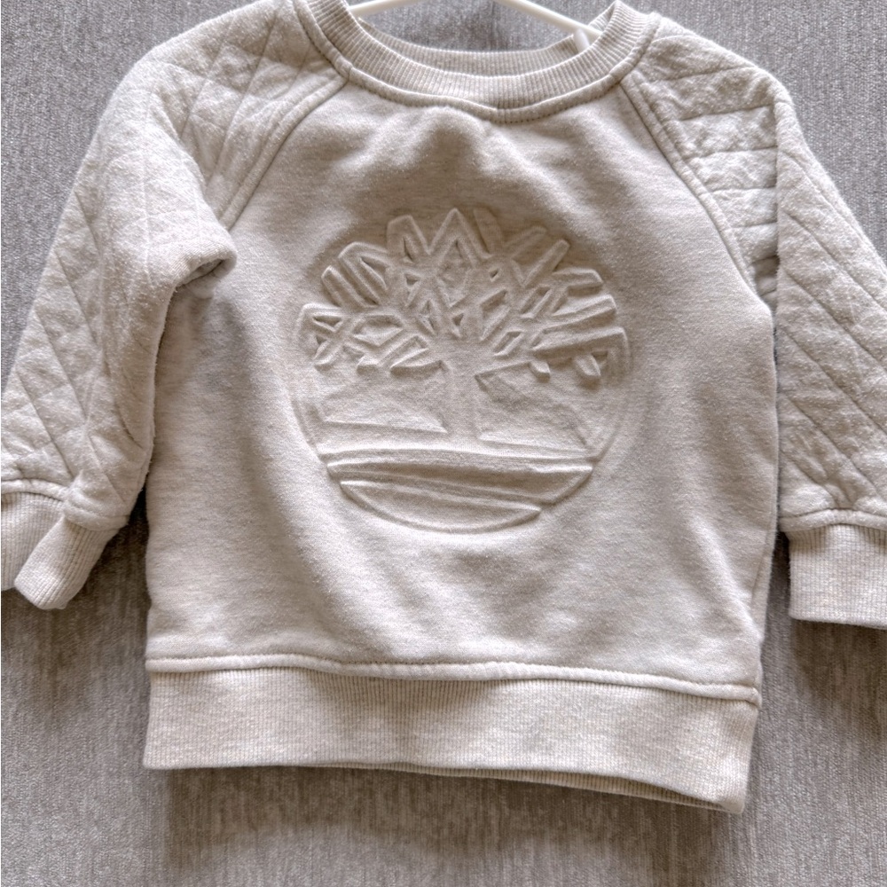 Timberland Light Beige quilted Sweatshirt